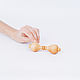 Wooden teether made of natural wood Siberian cedar WT1. Teethers and rattles. ART OF SIBERIA. My Livemaster. Фото №4