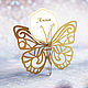 Order 'Butterfly' table place cards. Evrica (Evrica). Livemaster. . Card Фото №3