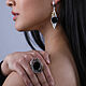  Чёрный камень: Элегантный  стиль: серебро, Комплекты украшений, Ереван,  Фото №1