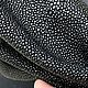 Piel de raya de mar, color negro completo, no pulido. Leather. SHOES&BAGS. Интернет-магазин Ярмарка Мастеров.  Фото №2