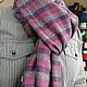  Woven scarf fat work winter scarf. Scarves. rezan (rezan). My Livemaster. Фото №6