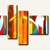 Картины и панно ручной работы. Ярмарка Мастеров - ручная работа La Abstracción De Un Arco Iris. Handmade.