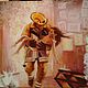 Oil painting Fireman. Pictures. painting on canvas (tdiza). My Livemaster. Фото №4