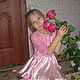 Детское платье "Розовые мечты". . Маленькая модница. Интернет-магазин Ярмарка Мастеров.  Фото №2