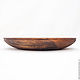 Order Wooden plate-Siberian cedar dish- handmade 29 cm.T20. ART OF SIBERIA. Livemaster. . Plates Фото №3
