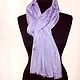 Silk scarf lilac women's spring demi-season silk scarf. Scarves. Silk scarves gift for Womans. Online shopping on My Livemaster.  Фото №2