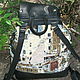 Backpack leather tapestry 2. Backpacks. sumkiotmariyi (sumkiotmariya). Online shopping on My Livemaster.  Фото №2