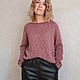 Джемпер из итальянского суперкидмохера. Джемперы. Ольга kymarina_knitwear_. Ярмарка Мастеров.  Фото №4