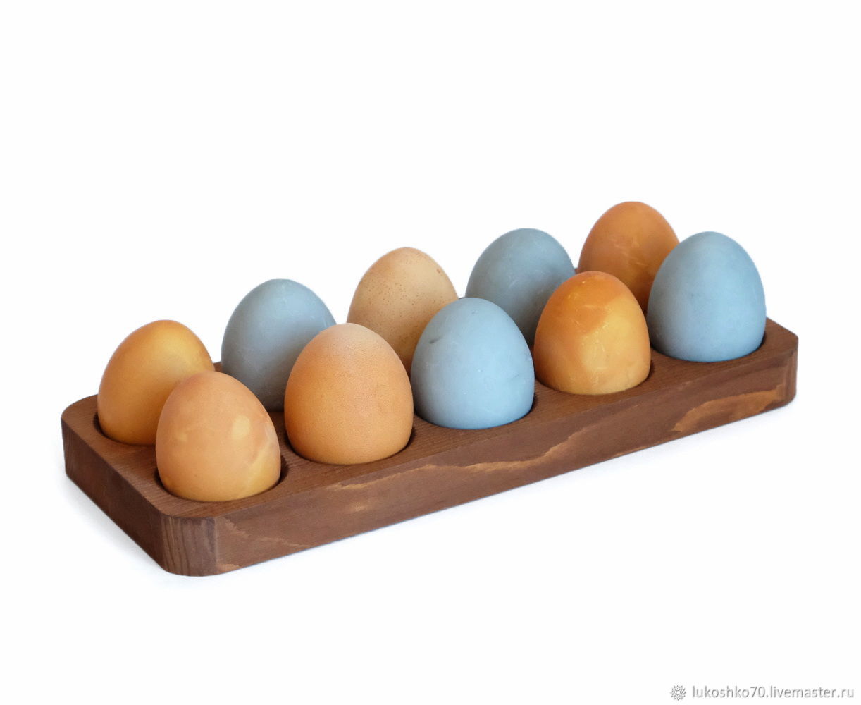 Wooden stand for eggs - for 10 eggs. EASTER. Art.40010, Stand, Tomsk,  Фото №1