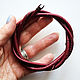The basis for the dream catcher made of red turf, 9-11 cm, Natural materials, Moscow,  Фото №1