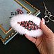 Automatic mink fur barrette, fur barrette, hair clip, Hairpins, Bratsk,  Фото №1