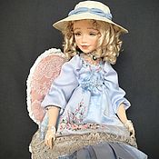 Куклы и игрушки handmade. Livemaster - original item Great set: Arina doll, high chair, dresses, hats. Handmade.
