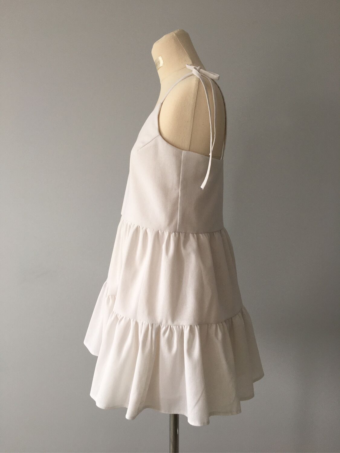 Белый воздушный сарафан из льна в интернет-магазине Ярмарка Мастеров по ...