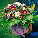 Композиция из живых цветов "Мелодия ромашек". Букеты. Ольга (flowers-and-you). Ярмарка Мастеров.  Фото №4