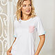 Order T-shirt 'Sketch pink'. Designer clothing Olesya Masyutina. Livemaster. . T-shirts Фото №3