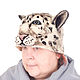Snow Leopard Bath Hat. Bath accessories. Dolls Elena Mukhina. My Livemaster. Фото №6