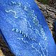  Шарфы: Комплект Море шарф шапочка варежки. Комплекты головных уборов. Валентина  Константинова (dalakora). Ярмарка Мастеров.  Фото №6