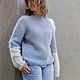 Soft blue mohair sweater. Sweaters. svetlana-sayapina. Online shopping on My Livemaster.  Фото №2