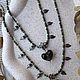 Чокеры со змеевиком и сердечками из муранского стекла. Колье. Украшения PowerStones (powerplastic). Интернет-магазин Ярмарка Мастеров.  Фото №2