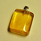 Amber. Pendant 'In the fog'. Pendant. Amber is a warm stone. Online shopping on My Livemaster.  Фото №2