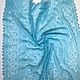 Down shawl turquoise and cornflower blue. Shawls1. Dom-puha (dom-puha). Online shopping on My Livemaster.  Фото №2