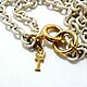 Double Chain Necklace with Pendant,Trifari,USA,50s-60s. Vintage necklace. Rarities. My Livemaster. Фото №6