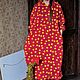 Cozy muslin dress for short stature. R-R 42-44. Dresses. KapElkA. My Livemaster. Фото №4