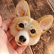 Corgi. Brooch by photo. Brooches. ufawooltoys (ufawooltoys). My Livemaster. Фото №4