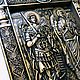 Икона Архангелы Михаил и Гавриил. Иконы. МАСТЕРСКАЯ РЕЗНОЙ ИКОНЫ АРТЕМА БУРОВА. Интернет-магазин Ярмарка Мастеров.  Фото №2