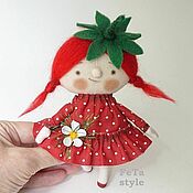 Куклы и игрушки handmade. Livemaster - original item Copy of Copy of Solnyshko in panama Petite dolls. Handmade.