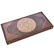 Активный отдых и развлечения handmade. Livemaster - original item Hand-carved backgammon rekto 