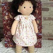 Куклы и игрушки handmade. Livemaster - original item Doll textile Valya. Handmade.