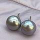 Aurora poussettes with natural pearls. Stud earrings. luxuryclub. My Livemaster. Фото №6