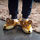 Felted slippers for women Foxes, Chanterelles. Slippers. MURDASOVA OLGA Author's felt. Online shopping on My Livemaster.  Фото №2
