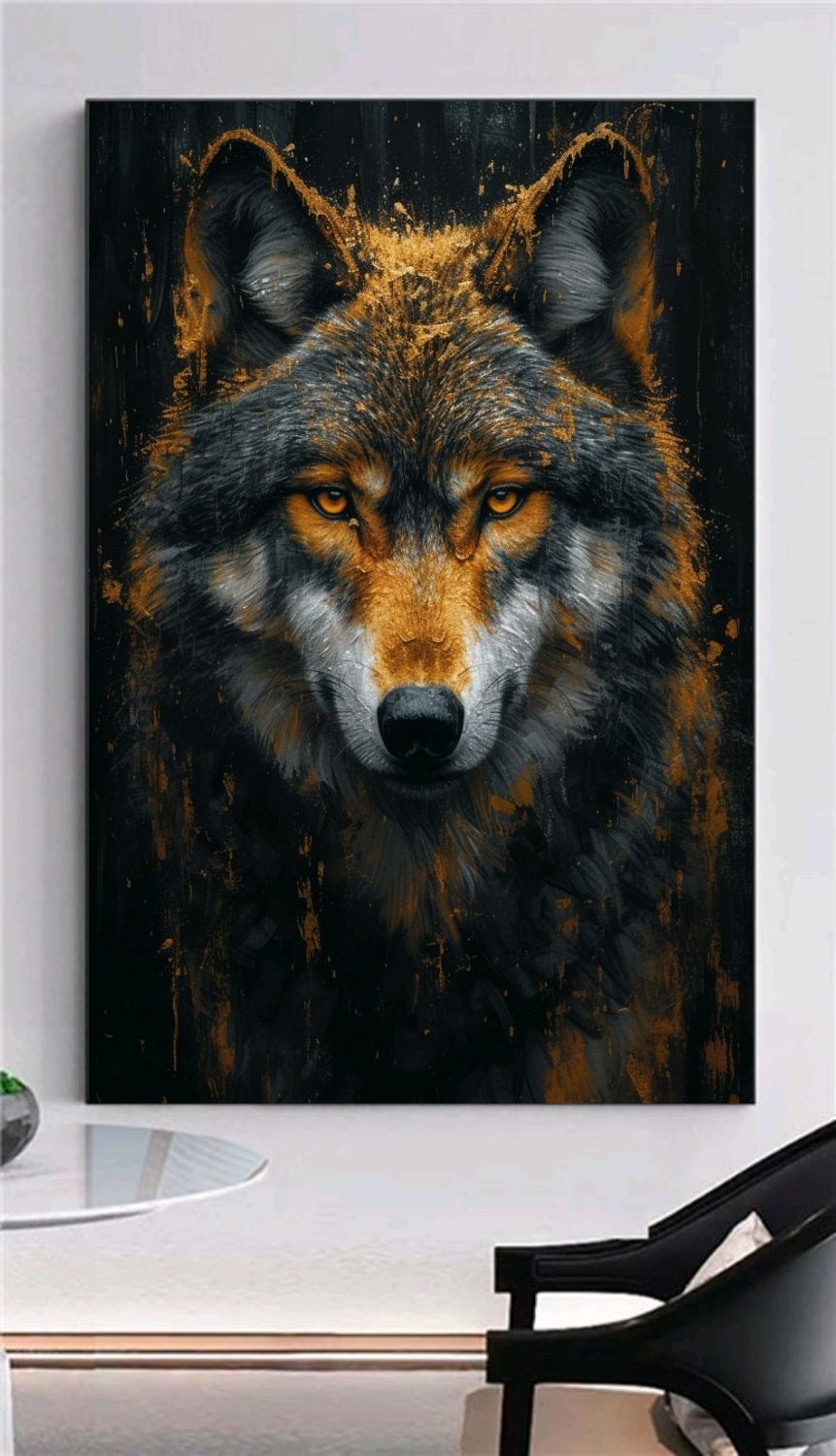 Картина маслом волк Картины животных Заказать картину маслом Живопись в ...