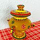 Заказать Самовар сувенирный. Aza Ozdoeva (krasota-rukami). Ярмарка Мастеров. . Модели Фото №3