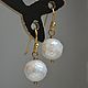 Earrings with large natural faceted pearls. Earrings. Little pleasures for every day. My Livemaster. Фото №6