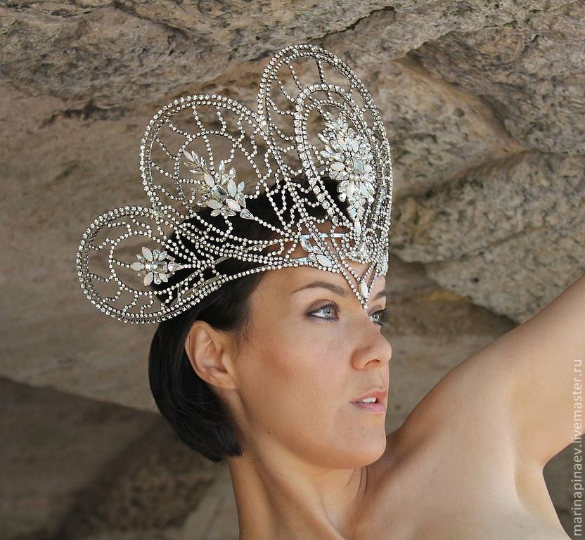 \"Корона Павлин\" корона в интернет-магазине Ярмарка Мастеров по цене ...