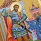 Святой Мученик Никита побивающий беса. Иконы. уникальная икона (unikalnayikona). Интернет-магазин Ярмарка Мастеров.  Фото №2