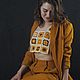 Заказать Вязаный топ «Бабушкин квадрат». Анна Мускатина (@anna.muskatina) (moncro). Ярмарка Мастеров. . Топы Фото №3