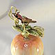 Order Porcelain bell 'the Apple and the butterfly'. aleks.keramika. Livemaster. . Bells Фото №3