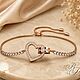 Винтаж: Браслет Сердце Swarovski. Браслеты винтажные. Анна✨Волшебная Фея. Ярмарка Мастеров.  Фото №5