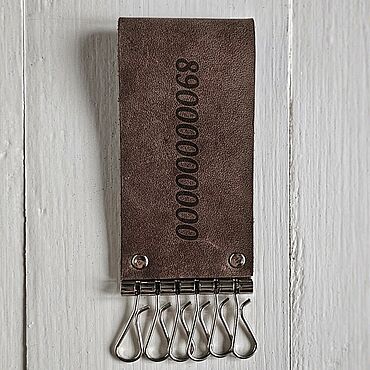 Сумки ручной работы. Ярмарка Мастеров - ручная работа Ключница из кожи #3. Handmade.