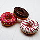 Donuts con glaseado 14. Mulyazhi. Models of dishes. florist_lyudmila. Интернет-магазин Ярмарка Мастеров.  Фото №2