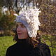 Hat felted 'ivory' cap hat wool. Caps. Felt Hats Shop. Online shopping on My Livemaster.  Фото №2