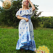 Русский стиль handmade. Livemaster - original item Pavushka Dress. Handmade.