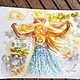 The sun in the hair -- watercolor painting, Pictures, Moscow,  Фото №1