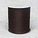 Rubber Cord 3mm Brown 50cm Silicone Cord for Necklace, Cords, Solikamsk,  Фото №1