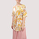 Dress pink powdery yellow white with flowers pleats, Dresses, Moscow,  Фото №1