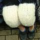 Knee pads made of dog hair art. # №131n . Leg warmers. Livedogsnitka (MasterPr). My Livemaster. Фото №6